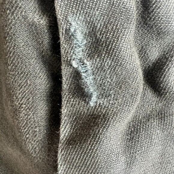 True Religion Pants Mens 38 Gray Cargo Anthony Distressed Logo Drawstring - Picture 11 of 16